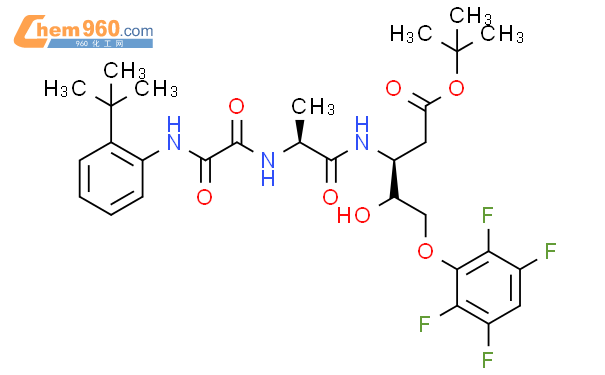 D-glycero-Pentonic acid, 2,3-dideoxy-3-[[N-[2-(1,1-diMethylethyl)phenyl]-2-oxoglycyl-L-alanyl]aMino]-5-O-(2,3,5,6-tetrafluorophenyl)-, 1,1-diMethylethyl ester, (4ξ)- (9CI)