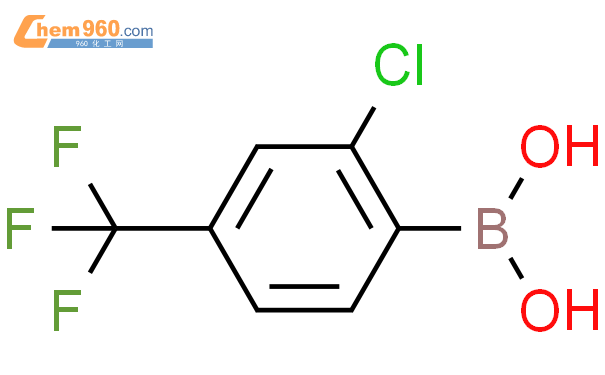 2-氯-4-(三氟甲基)苯硼酸结构式图片|254993-59-4结构式图片