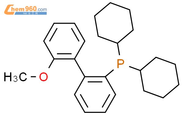 2-二环己基膦-2'-甲氧基联苯结构式图片|255835-82-6结构式图片