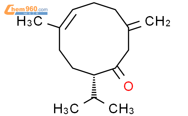 (2S,5E)-5-甲基-9-亚甲基-2-异丙基-5-环癸烯-1-酮