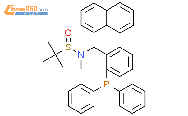 [S(R)]-N-[(R)-[2-(二苯基膦)苯基]-1-萘基甲基]-N-甲基-2-叔丁基亚磺酰胺