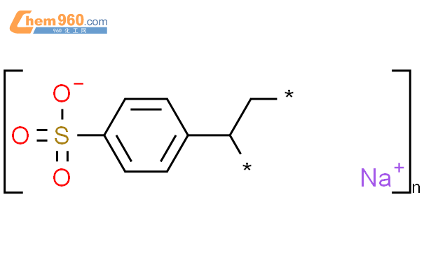 聚苯乙烯磺酸钠结构式图片|25704-18-1结构式图片