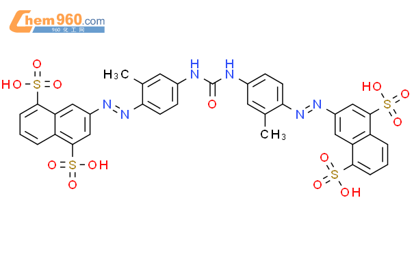 3,3-[羰基双[亚氨基(2-甲基-4,1-亚苯基)氮杂]]双-1,5-萘二磺酸