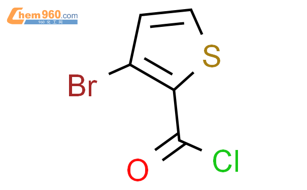 3-溴噻吩-2-甲酰氯结构式图片|25796-68-3结构式图片