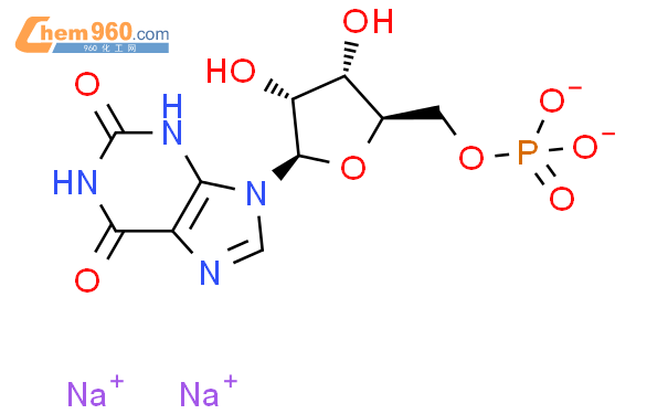5'-Xanthylic acid,disodium salt (8CI,9CI)