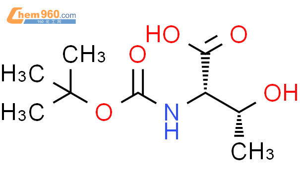 N-Boc-L-苏氨酸结构式图片|2592-18-9结构式图片