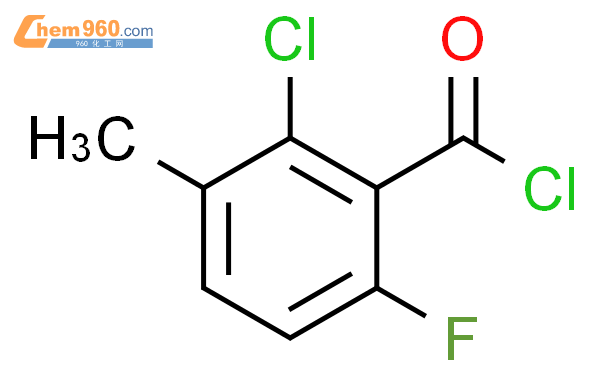 2-氯-6-氟-3-甲基苯甲酰氯結構式圖片|261762-82-7結構式圖片