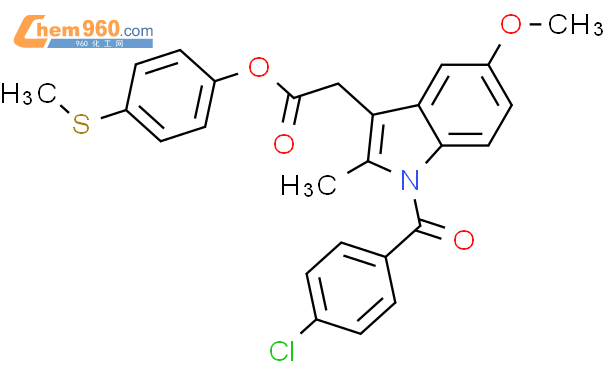 H Indole Acetic Acid Chlorobenzoyl Methoxy