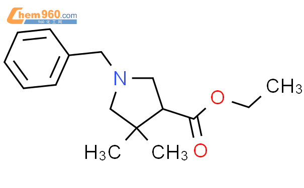 1-苄基-4,4-二甲基吡咯烷-3-羧酸乙酯