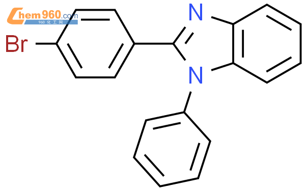 2-(4-溴苯基)-1-苯基-1H-苯并咪唑结构式图片|2620-76-0结构式图片