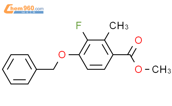 3-氟-2-甲基-4-(苯基甲氧基)-苯甲酸甲酯结构式图片|2624417-29-2结构式图片