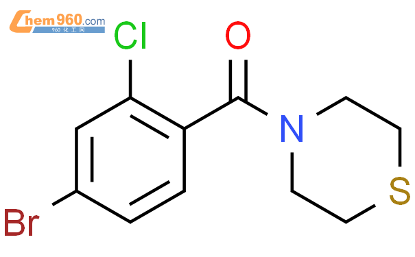 (4-溴- 2-氯苯基)- 4-硫代啉基-甲酮结构式图片|2624417-48-5结构式图片