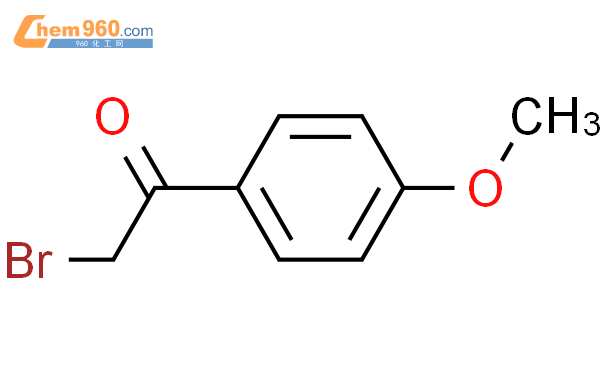α-溴代-4-甲氧基苯乙酮结构式图片|2632-13-5结构式图片