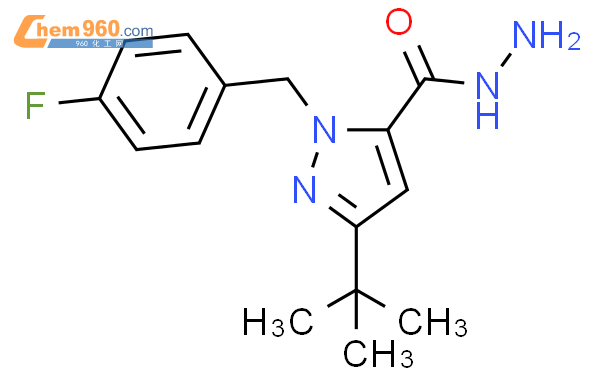 3-叔丁基-1-(4-氟苄基)-1H-吡唑-5-甲酰肼