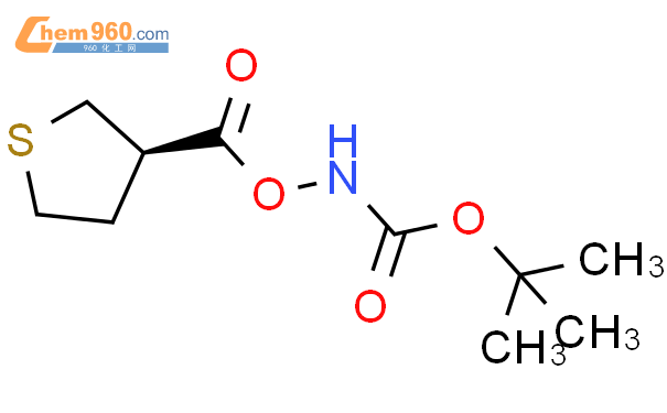(R)-3-Boc-氨基-四氢-噻吩-3-羧酸结构式