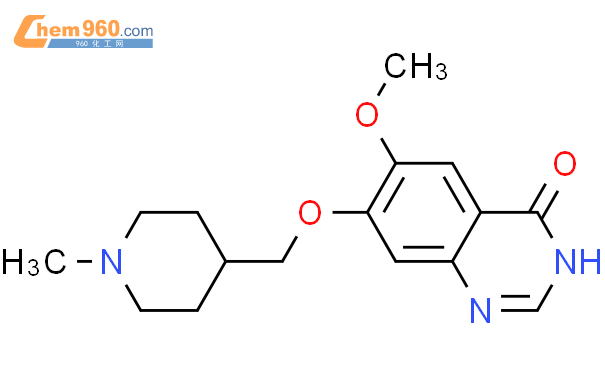 6-甲氧基-7-[(1-甲基哌啶-4-基)甲氧基]喹啉-4(3H)-酮