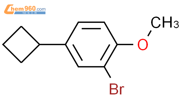 2-溴-4-环丁基-1-甲氧基-苯结构式图片|2643367-80-8结构式图片