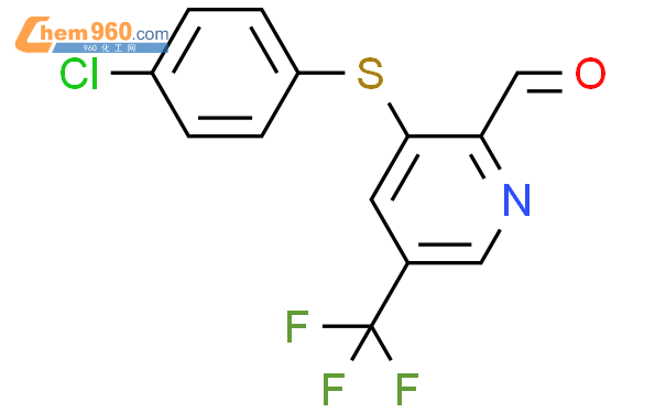 2-Pyridinecarboxaldehyde,3-[(4-chlorophenyl)thio]-5-(trifluoromethyl)-