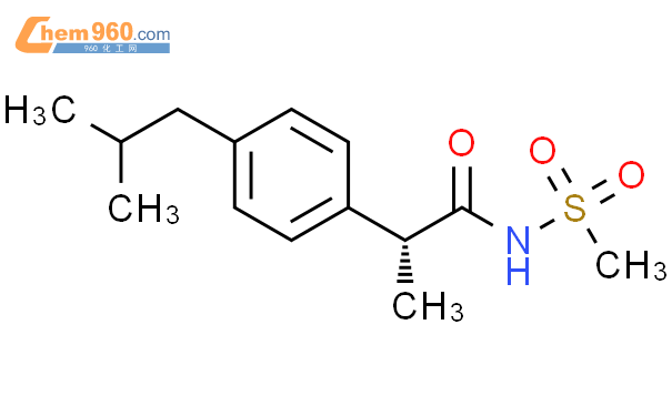 Benzeneacetamide, a-methyl-4-(2-methylpropyl)-N-(methylsulfonyl)-,(aR)-