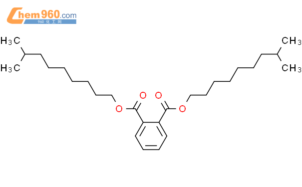 邻苯二甲酸二异癸酯结构式