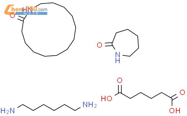己二酸与氮杂环十三(烷)-2-酮、六氢-2H-吖庚因和1,6-己二胺的聚合物