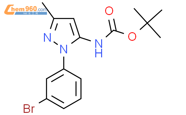 2680794 81 2 tert butyl N 1 3 bromophenyl 3 methyl 1H pyrazol 5 yl carbamateCAS号 2680794 81 2