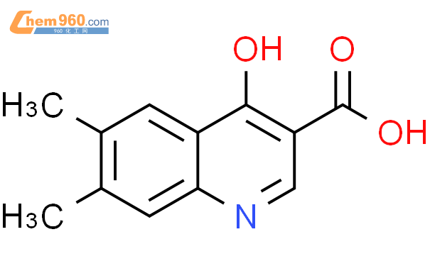 (8ci)-4-羟基-6,7-二甲基-3-喹啉羧酸