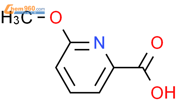 6-甲氧基吡啶-2-羧酸结构式图片|26893-73-2结构式图片