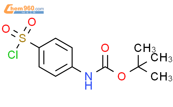 N-BOC对氨基苯磺酰氯结构式图片|269747-25-3结构式图片