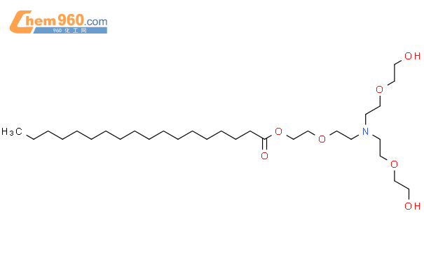 Α,Α',Α''-(次氮基三-2,1-亚乙基)双(Ω-羟基)聚(氧-1,2-亚乙基)单十八烷酸酯