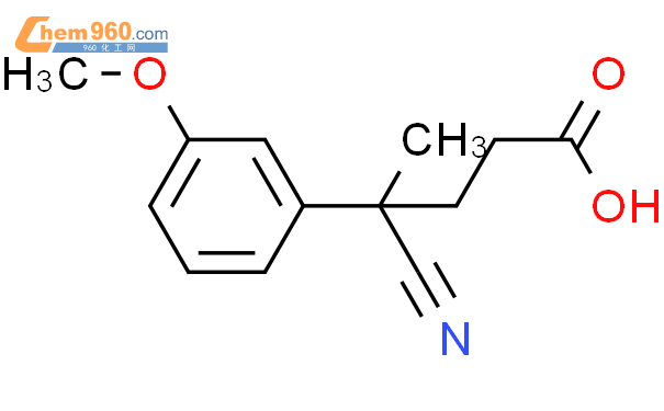 27019-02-9,Benzenebutanoic Acid, G-cyano-3-methoxy-g-methyl-化学式、结构式、分子式 ...