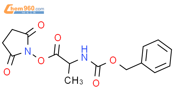 苄氧羰基-D-丙氨酸N-羟基琥珀酰亚胺酯结构式图片|27167-53-9结构式图片