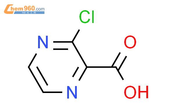 2-氯吡嗪-3-羧酸结构式图片|27398-39-6结构式图片