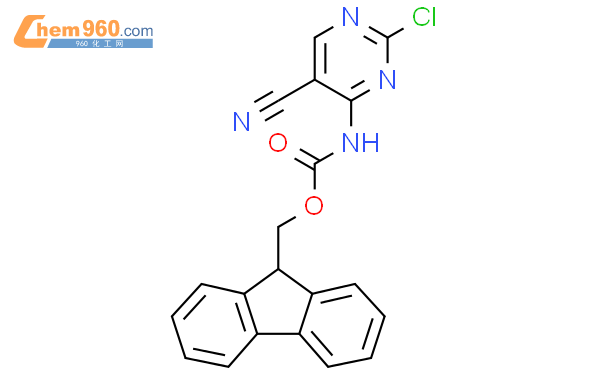 2770544 42 6 9h Fluoren 9 Yl Methyl N 2 Chloro 5 Cyanopyrimidin 4 Yl Carbamatecas号 2770544 42