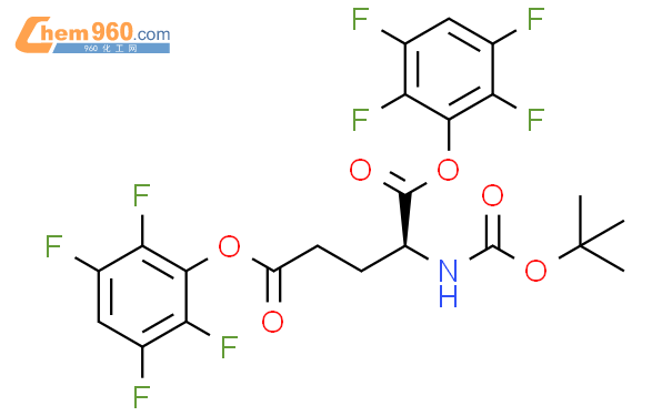 L Glutamic Acid N Dimethylethoxy Carbonyl Bis Tetrafluorophenyl