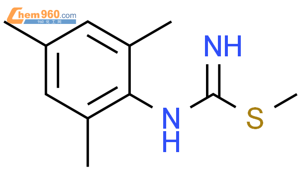 27806-80-0_Carbamimidothioic acid, (2,4,6-trimethylphenyl)-, methyl ...