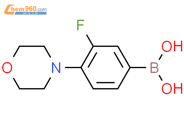 3-氟-4-吗啉-4-基苯硼酸结构式图片|279262-09-8结构式图片