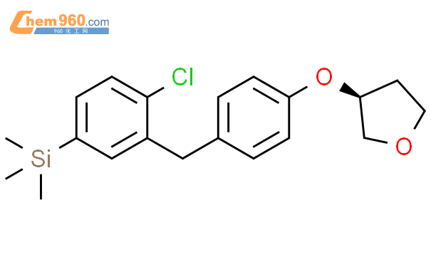 2819995 58 7furan 3 4 2 Chloro 5 Trimethylsilylphenyl Methyl Phenoxy Tetrahydro 3s 