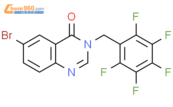 284683-40-5_4(3H)-Quinazolinone, 6-bromo-3-[(pentafluorophenyl)methyl ...