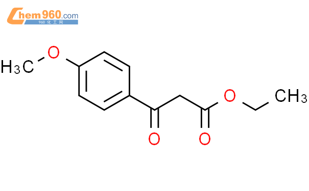 对甲氧基苯甲酰乙酸乙酯结构式图片|2881-83-6结构式图片