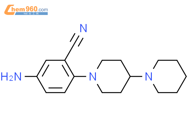 5-amino-2-(4-piperidinopiperidin-1-yl)benzonitrile