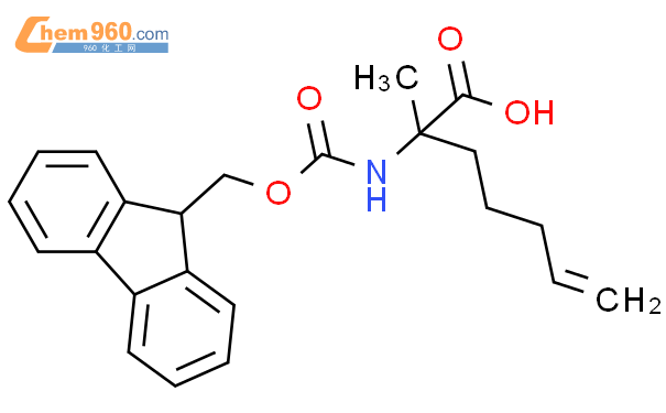 (S)-2-((((9H-芴-9-基)甲氧基)羰基)氨基)-2-甲基庚-6-烯酸