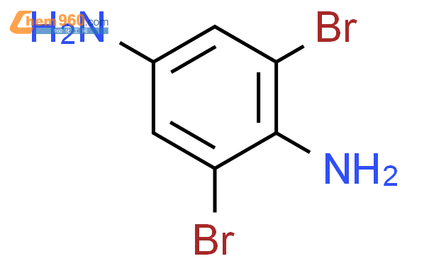 2,5-二氨基-1,3-二溴苯结构式图片|29213-03-4结构式图片