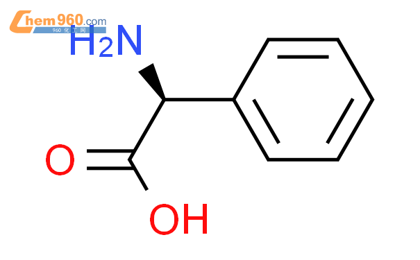 L-(+)-α-氨基苯乙酸结构式图片|2935-35-5结构式图片
