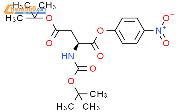 N-BOC-L-天冬氨酸 4-叔-丁基 1-(4-硝基苯基) 酯