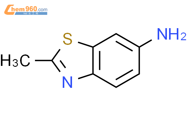 2-甲基苯并噻唑-6-胺结构式图片|2941-62-0结构式图片
