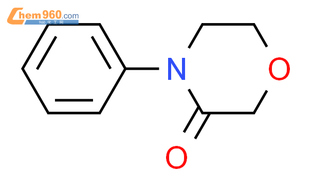 4-苯基-3-吗啉酮结构式图片|29518-11-4结构式图片