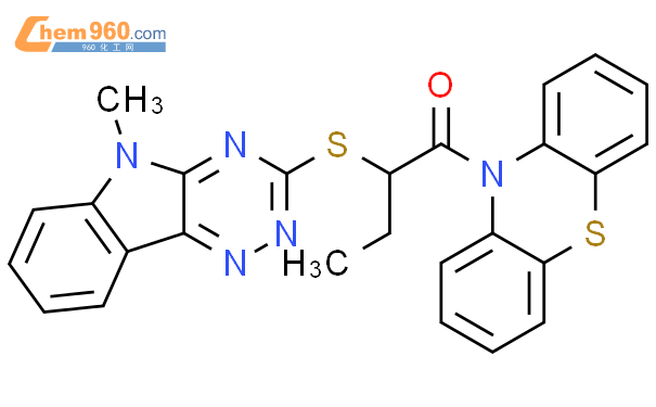 296793-03-8, 10-{2-[(5-methyl-5H-[1,2,4]triazino[5,6-b]indol-3-yl ...