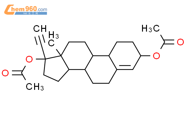 双醋炔诺醇结构式图片|297-76-7结构式图片