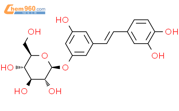白皮杉醇葡萄糖苷结构式图片|29884-49-9结构式图片